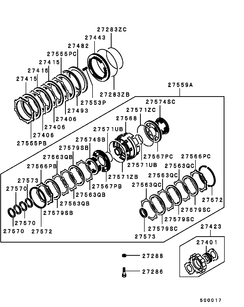 A/T BRAKE / ALL (OVER DRIVE BRAKE,CENTER SUPPORT)