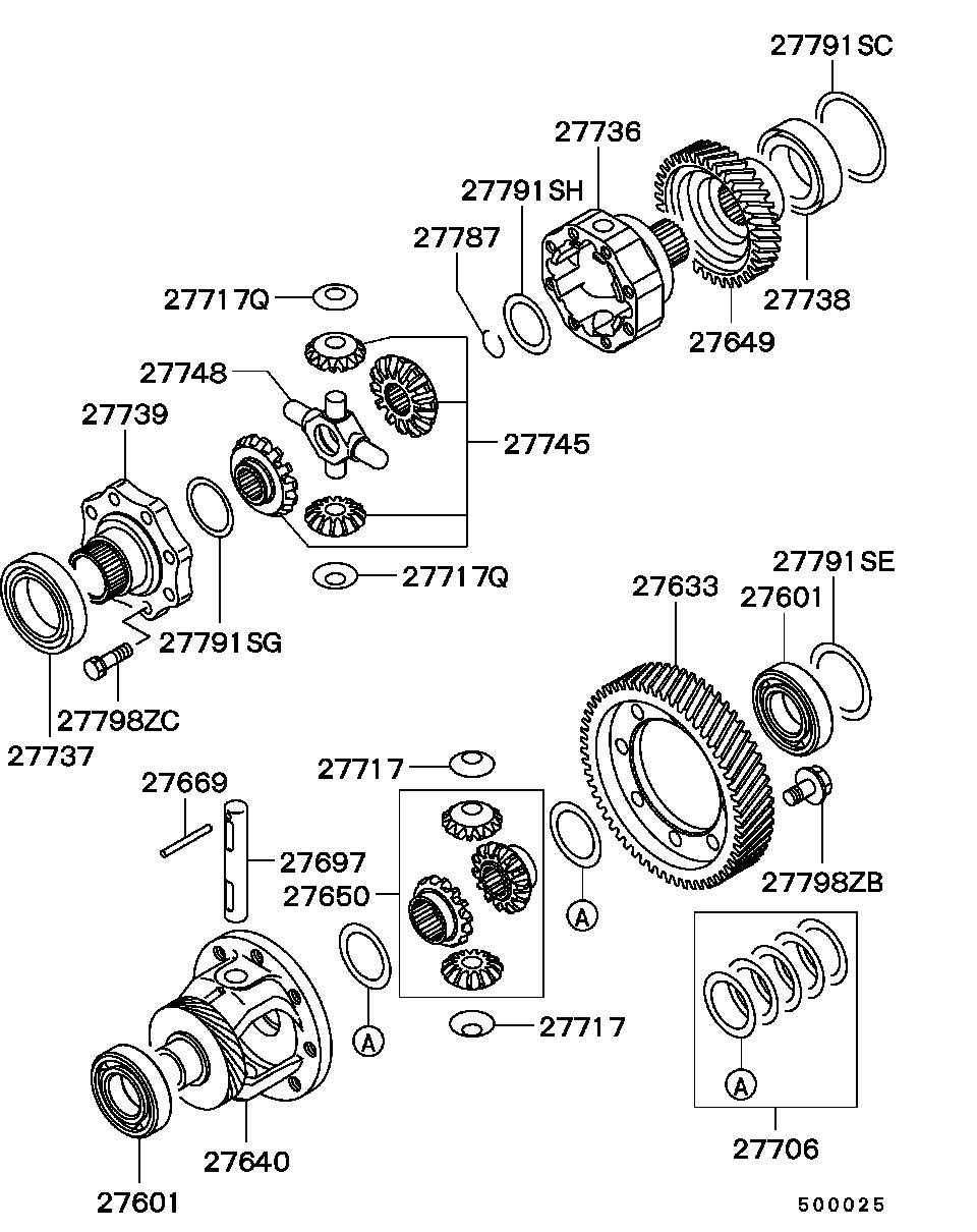 A/T GEAR & GOVERNOR / V.C.U. (DIFFERENTIAL,C/DIFFERENTIAL)