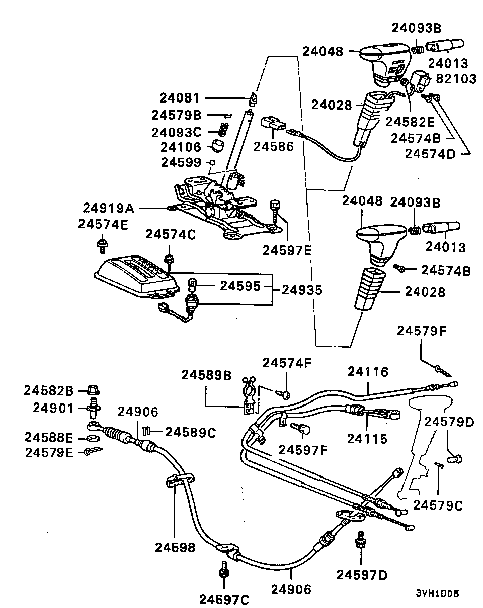 A/T FLOOR SHIFT LINKAGE / 8910.1-