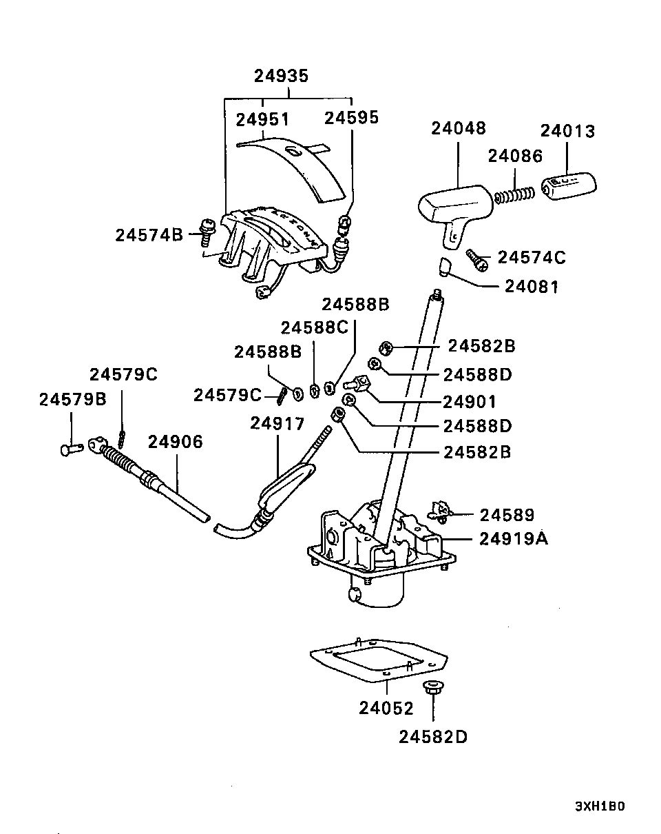 A/T FLOOR SHIFT LINKAGE / 8701.1-