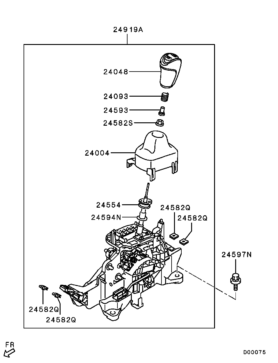 A/T FLOOR SHIFT LINKAGE / LEVER,ETC.