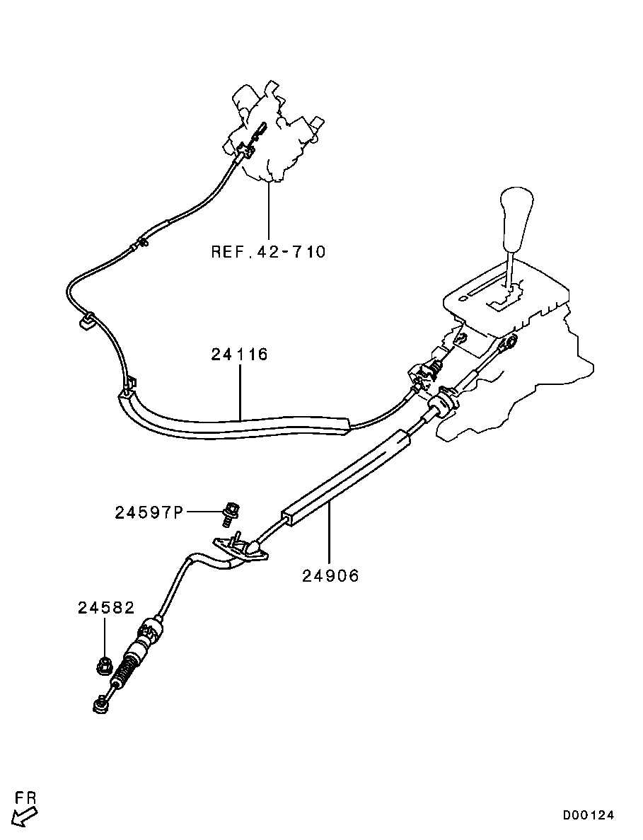 A/T FLOOR SHIFT LINKAGE / CABLE,ETC.