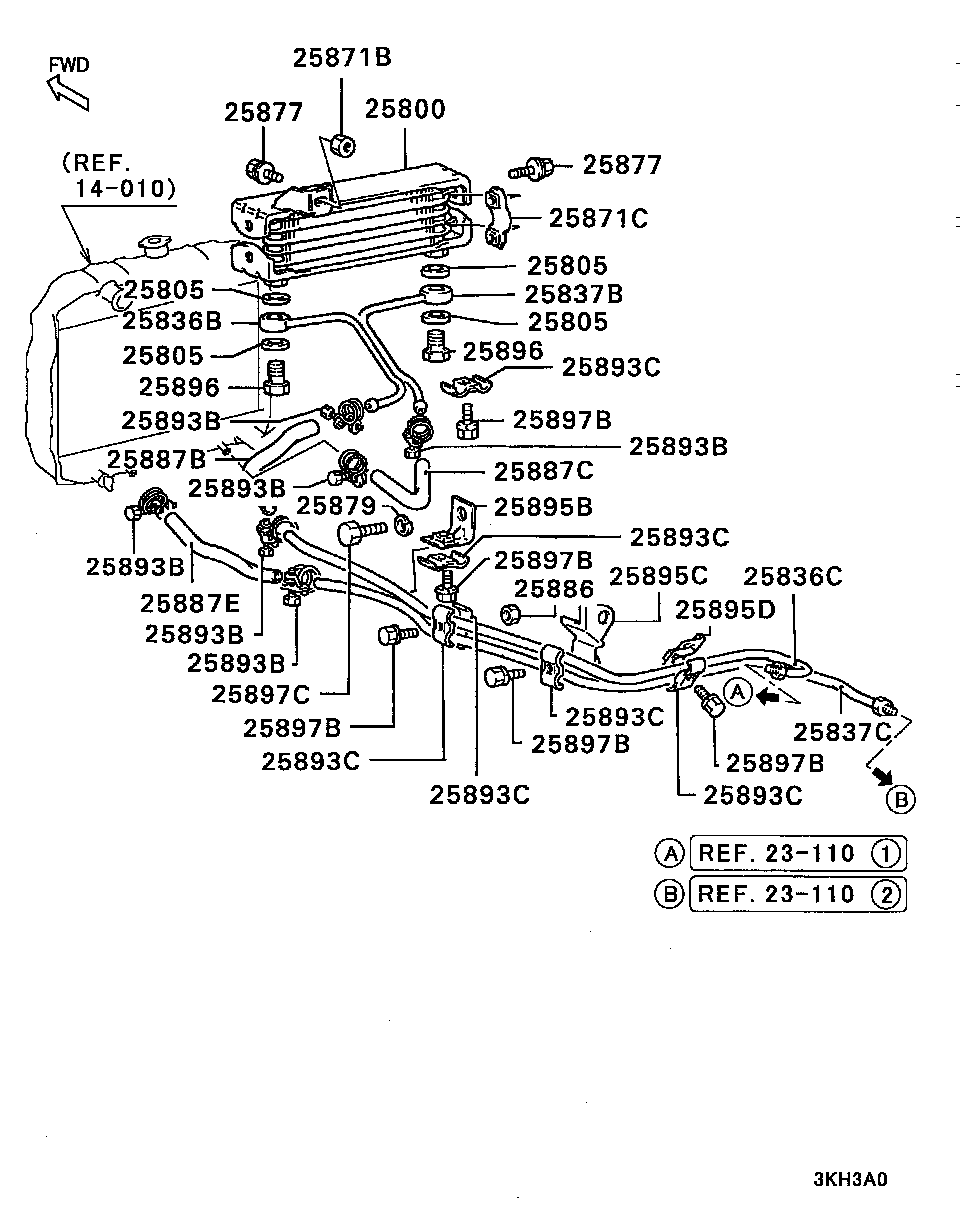 A/T OIL COOLER & TUBE / ALL