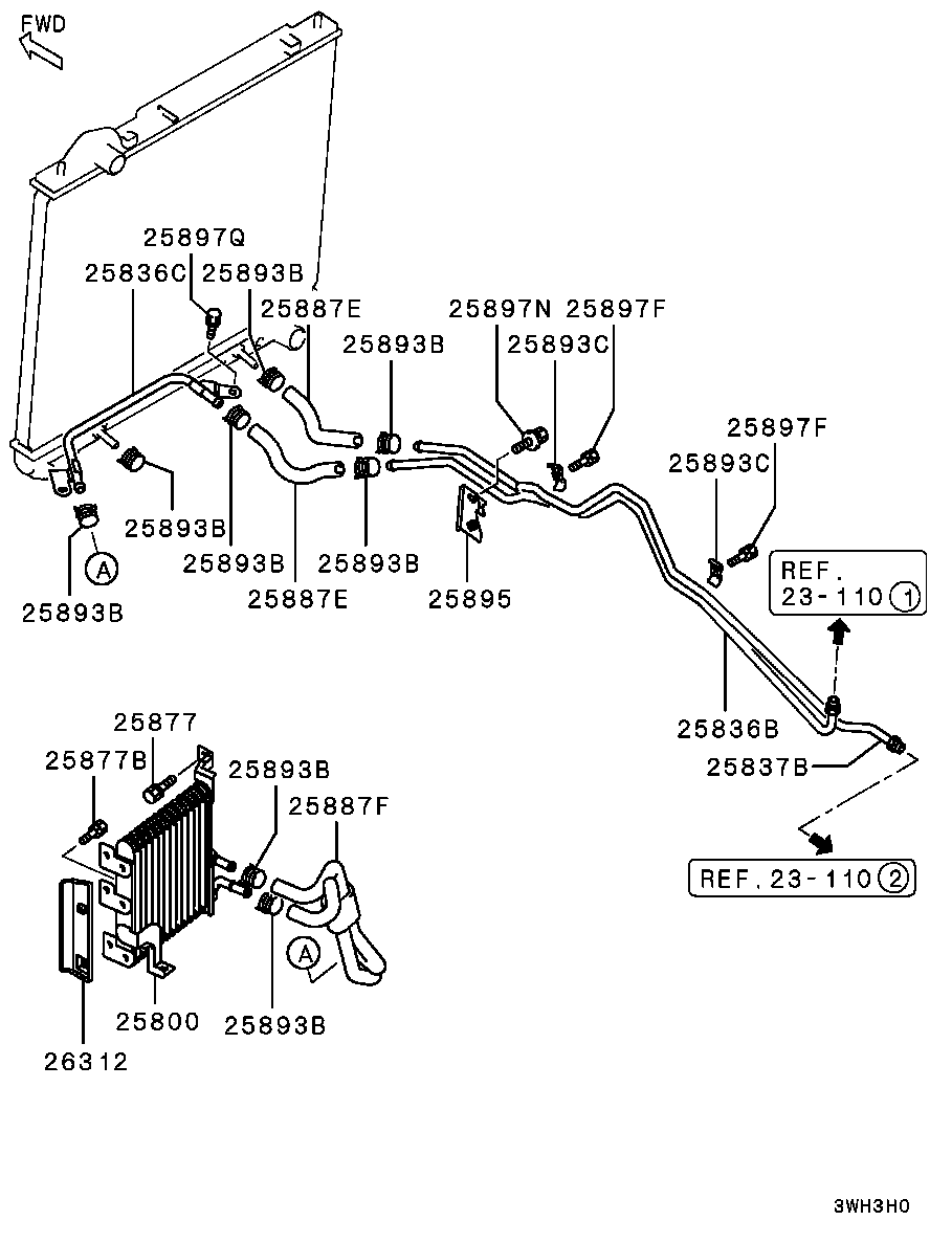 A/T OIL COOLER & TUBE / ALL