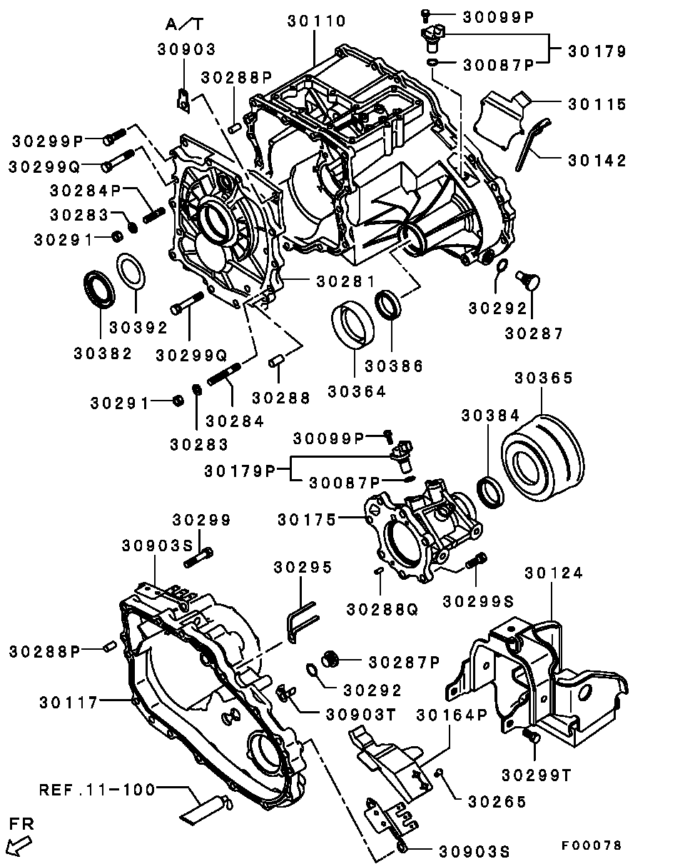 TRANSFER CASE / -0808.3 A/T