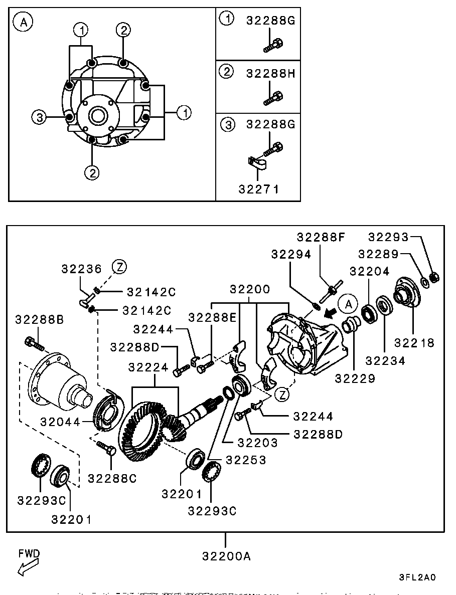 FRONT AXLE DIFFERENTIAL / DIFF CARRIER,ETC.