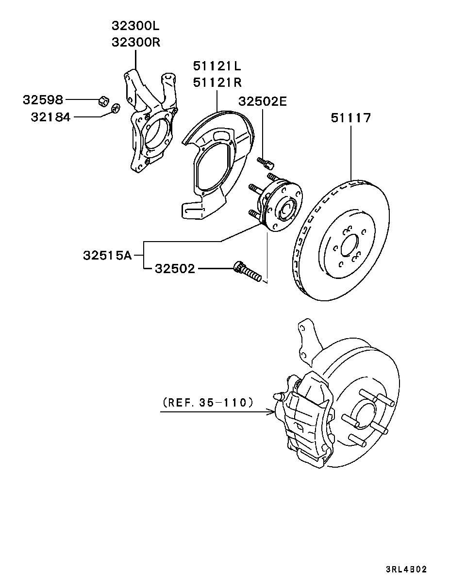 FRONT AXLE HUB & DRUM / -9501.1