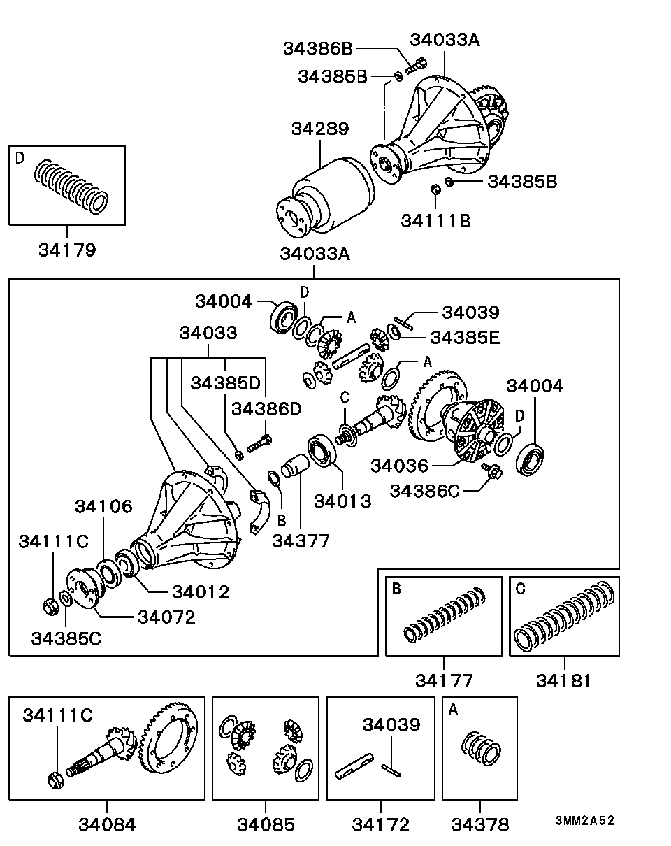 REAR AXLE DIFFERENTIAL / ALL