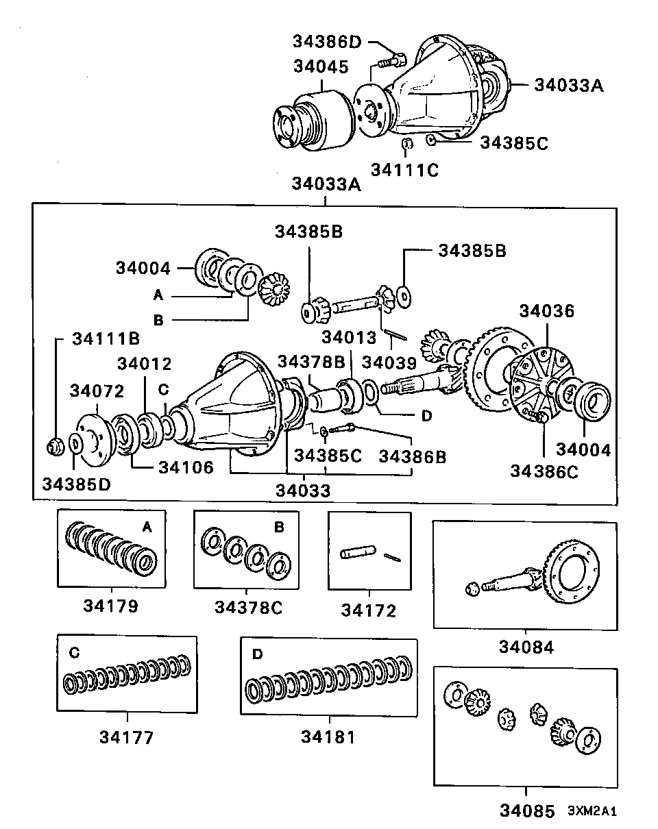 REAR AXLE DIFFERENTIAL / ALL