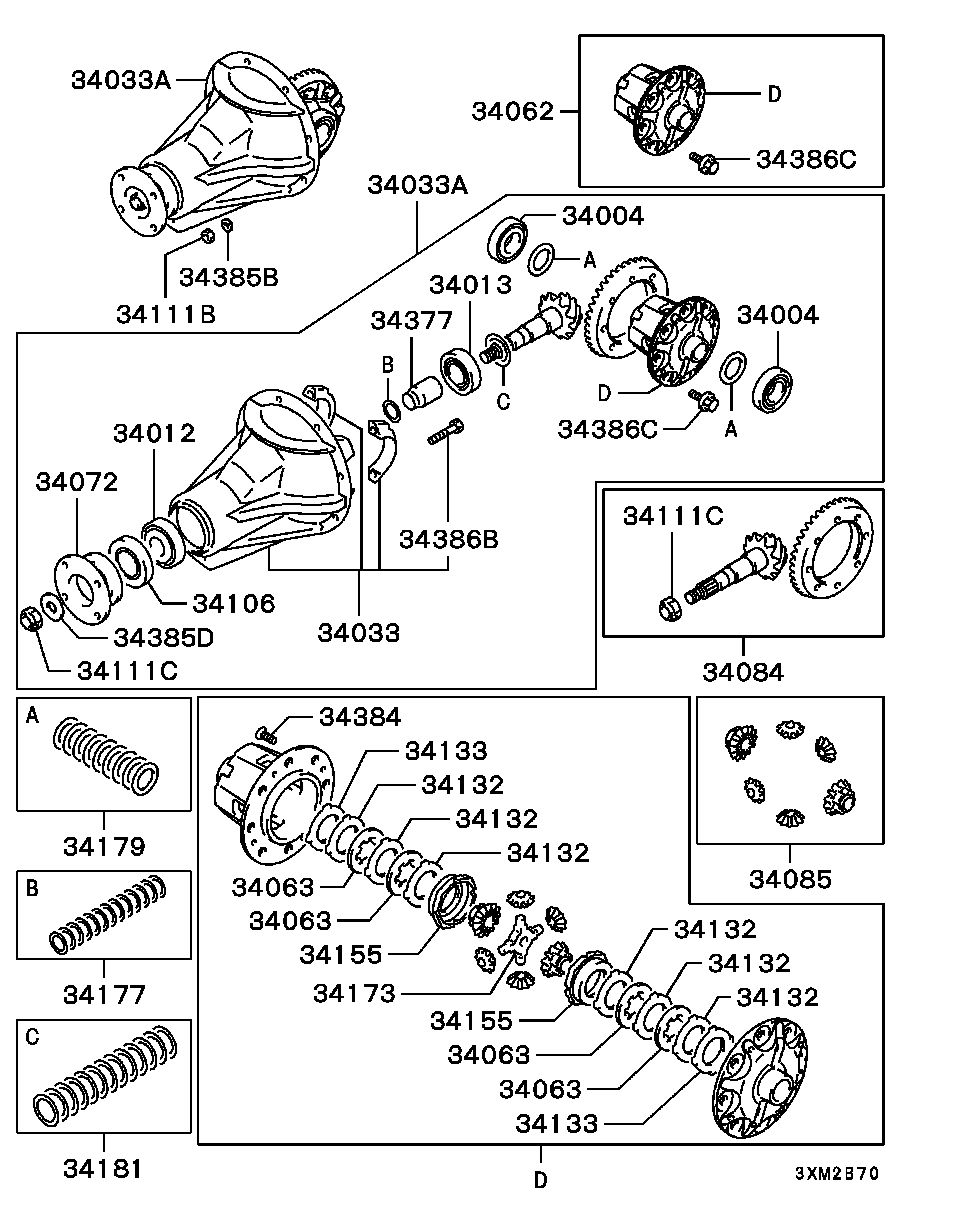 REAR AXLE DIFFERENTIAL / LSD