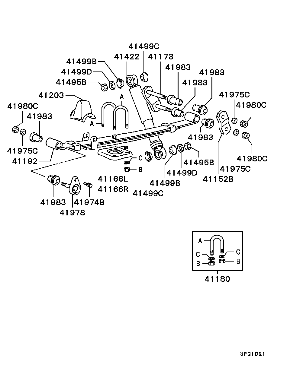 REAR SUSP / HIGH FLOOR