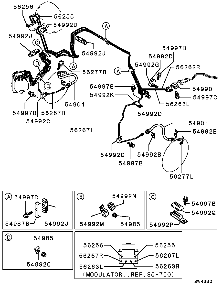 BRAKE LINE / FRONT..ABS -0002.1