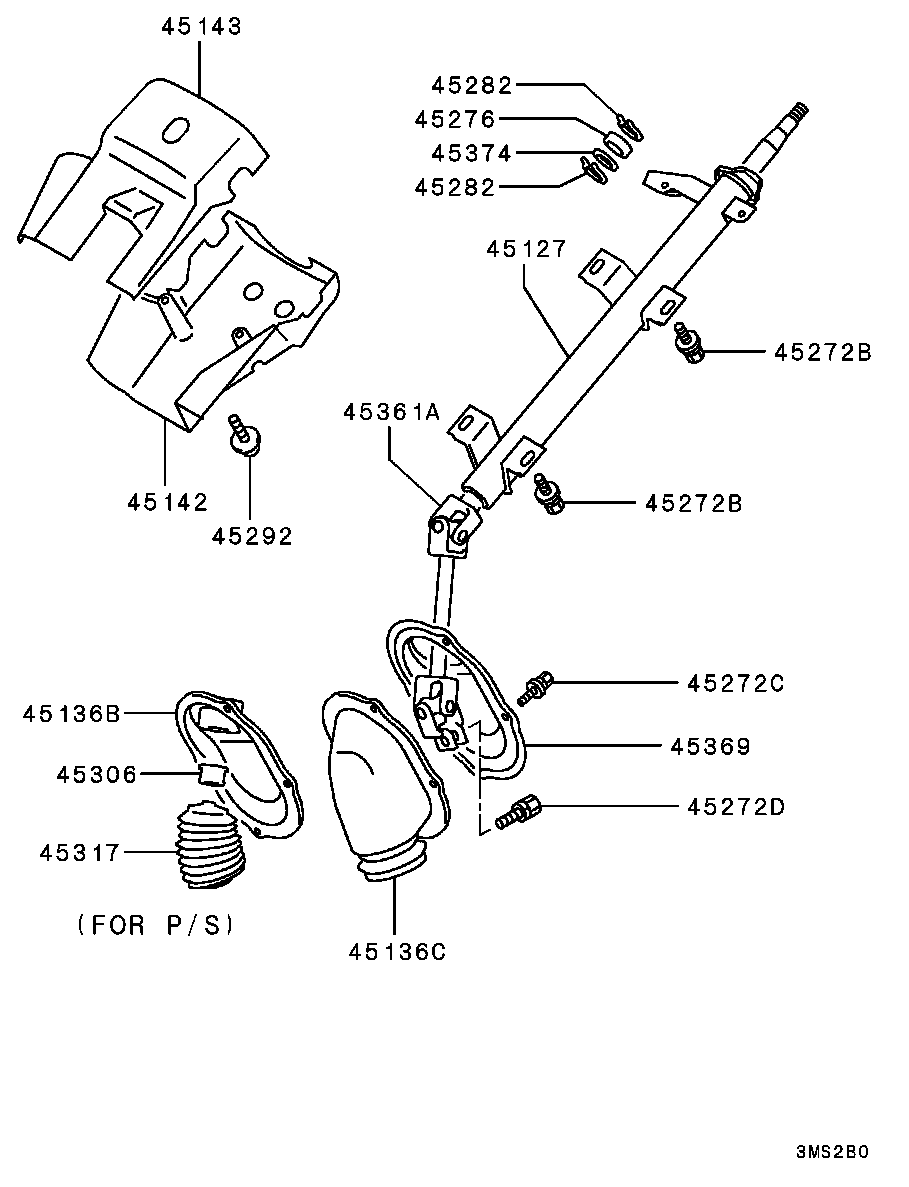 STEERING COLUMN & COVER / ALL..-9111.3