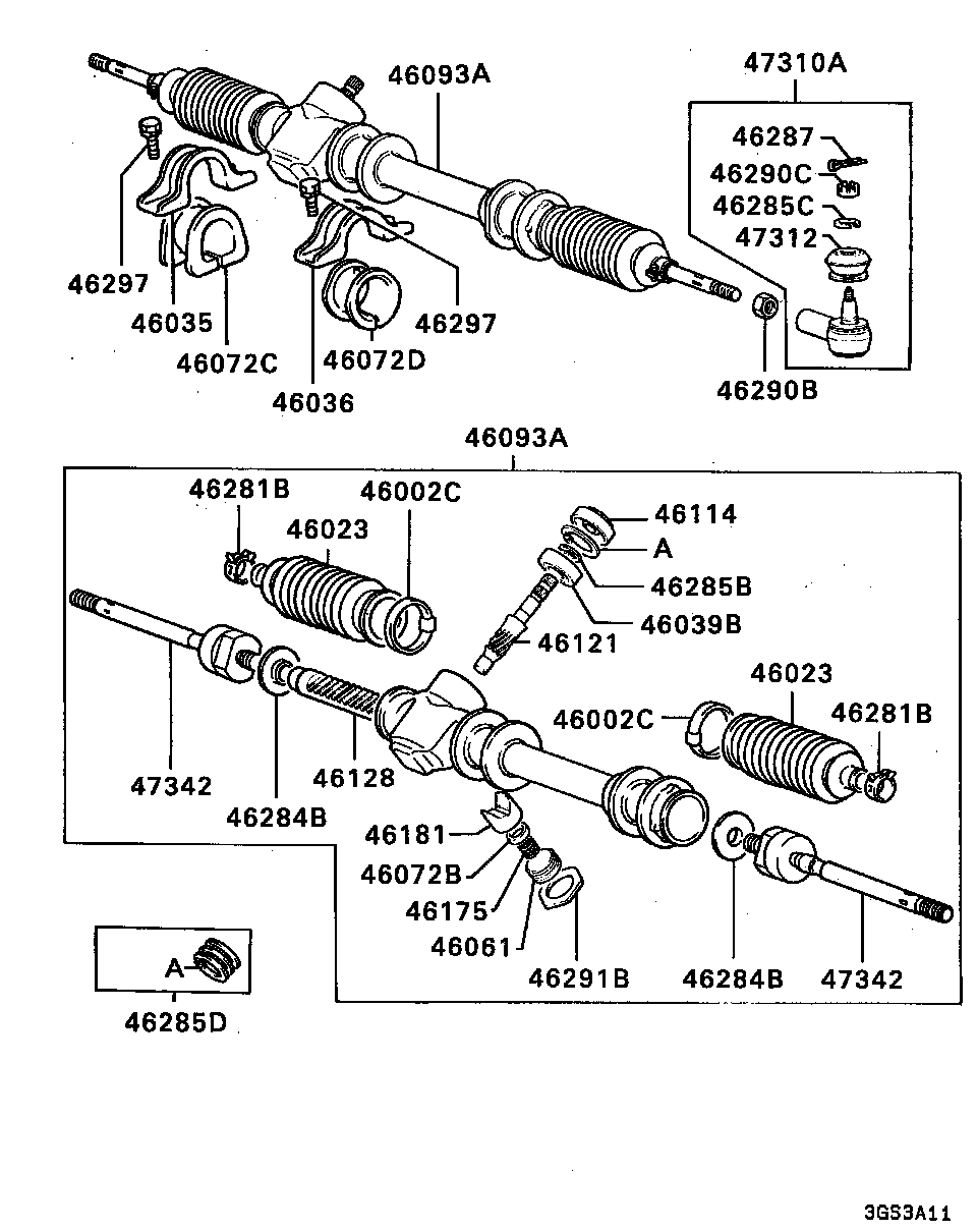 STEERING GEAR / MANUAL STEERING