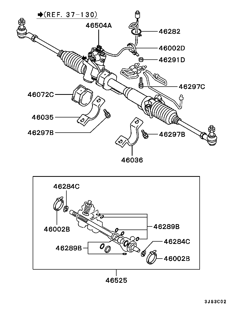 STEERING GEAR / EPS ATTACHING PARTS,SEAL KIT