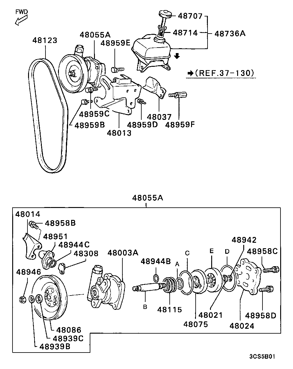 POWER STEERING OIL PUMP / -8303.3 TURBO