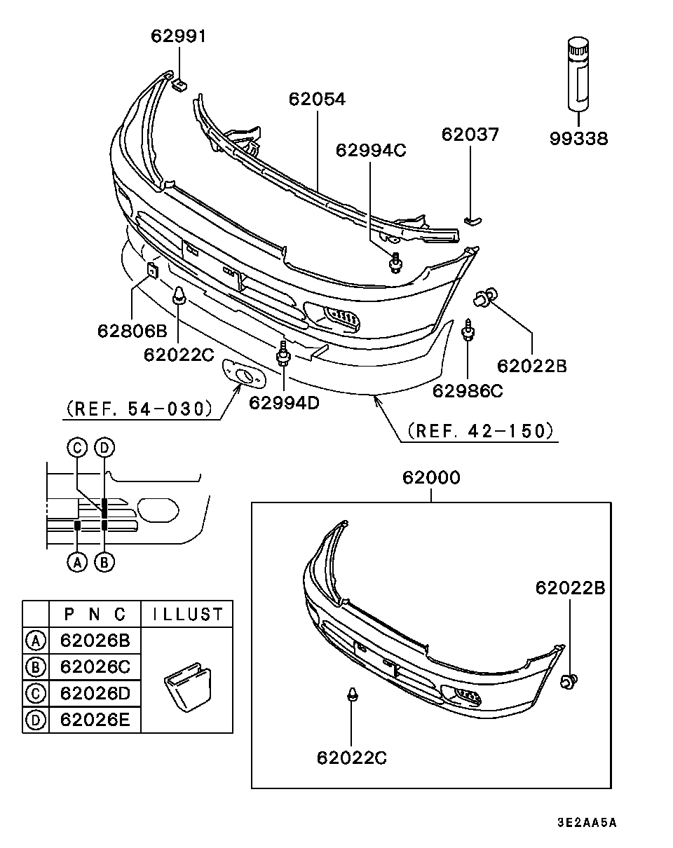 FRONT BUMPER & SUPPORT / -9311.3