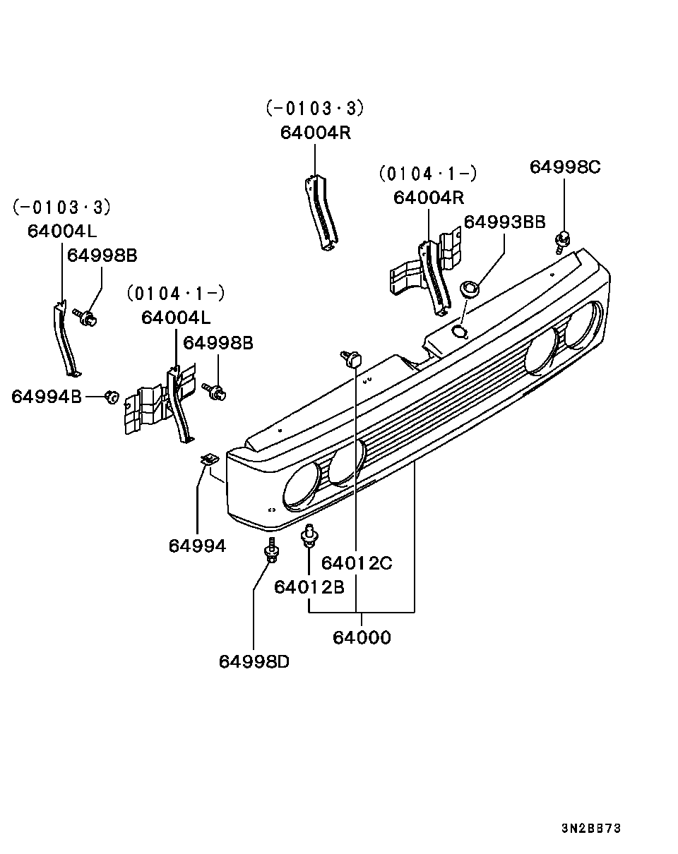 REAR BUMPER & SUPPORT / ALL