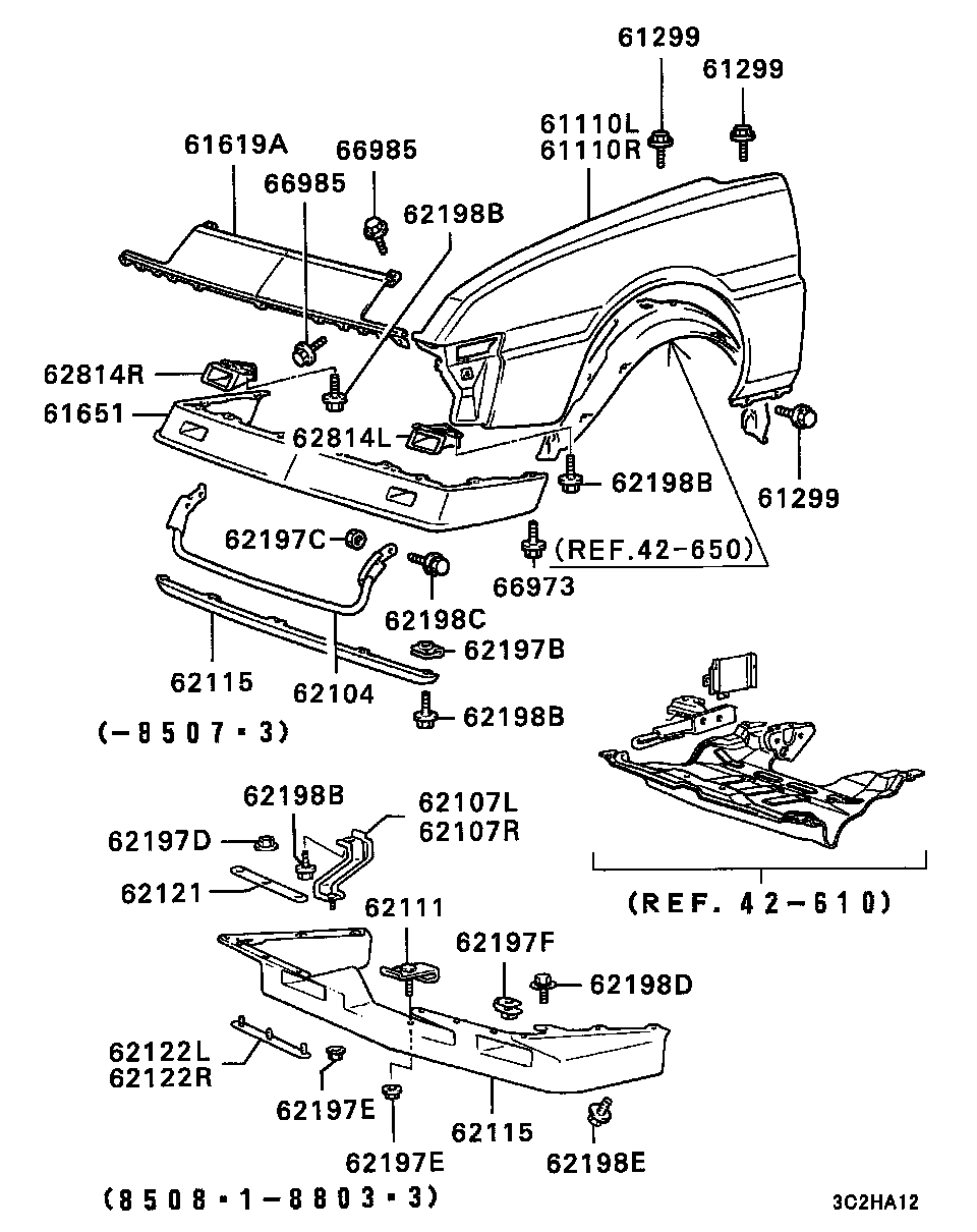 FENDER & FRONT END COVER / ALL