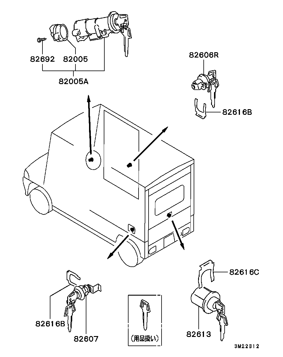 LOCK CYLINDER & KEY / LOCK CYLINDER ETC.