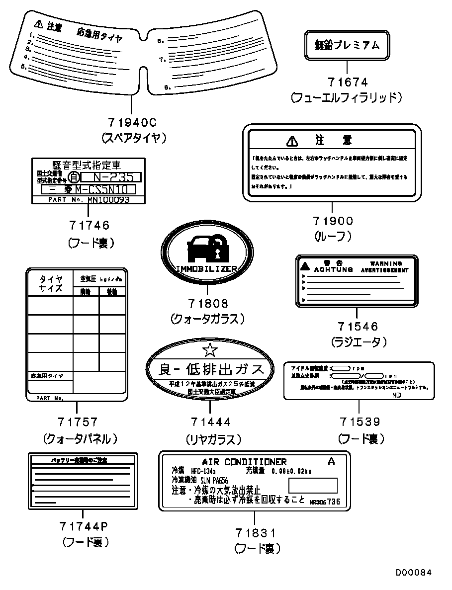 PLATE & LABEL