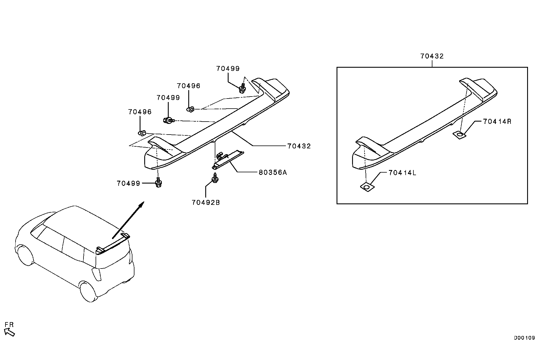 REAR GARNISH & MOULDING