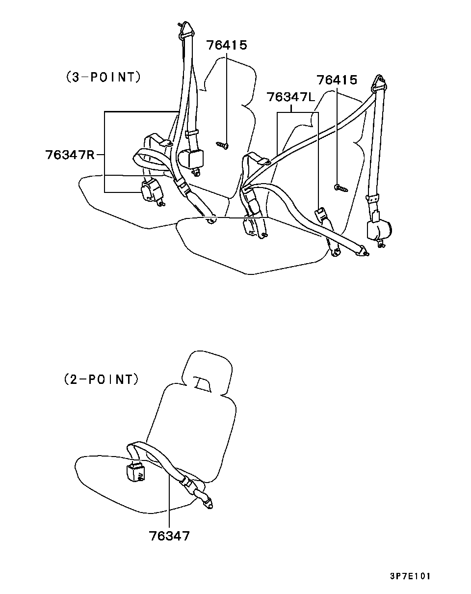 SEAT BELT / SECOND