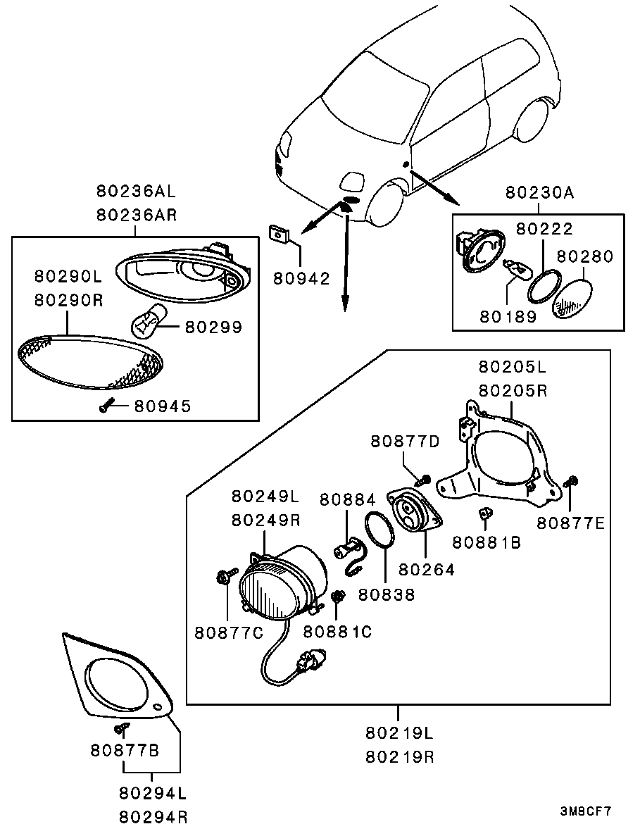 FRONT EXTERIOR LAMP / ALL