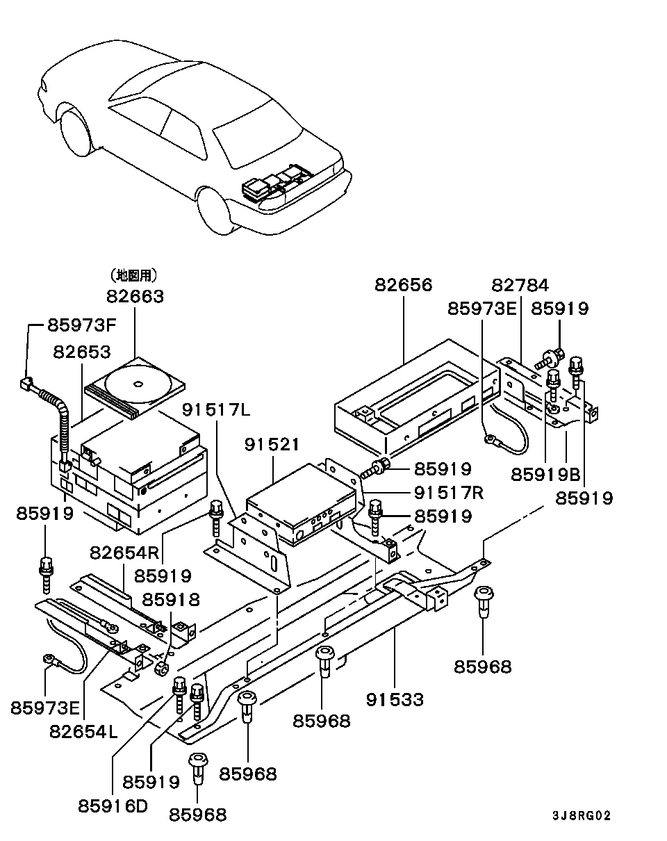 MISCELLANEOUS ACCESSORY PARTS / 9210.1-(TV TUNER,NAVIGATION UNIT ETC.)