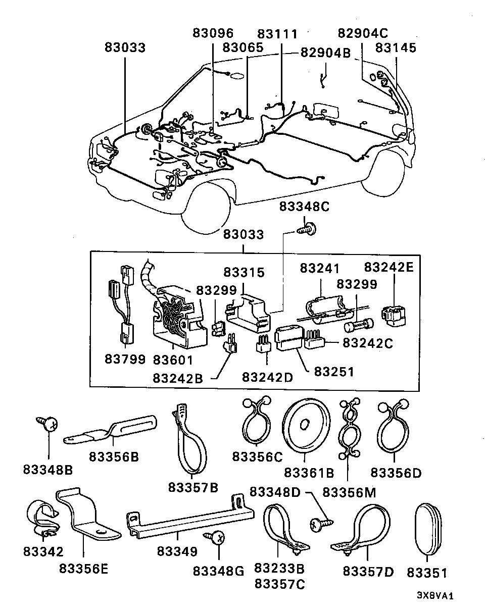 WIRING & ATTACHING PARTS / WIRING HARNESS