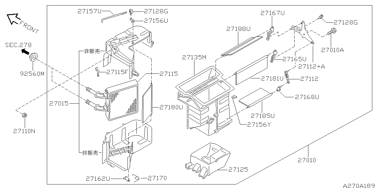 MANUAL  AIR CONDITIONER( HEATER  UNIT)