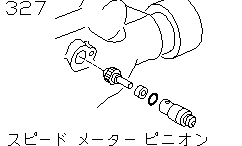 SPEED METER  PINION< UNIT>