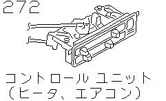 CONTROL  UNIT         ( HEATER, AIR CONDITIONER)< DENSO>