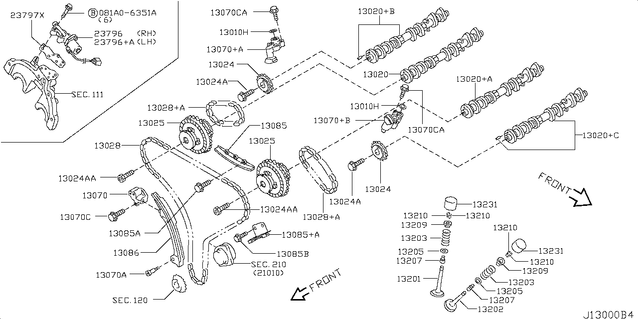 CAMSHAFT&AMP; VALVE(BULB) MECHANISM