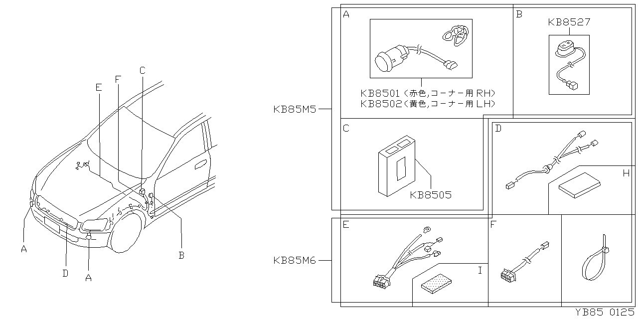 FRONT CORNER SENSOR