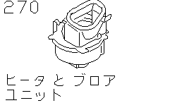 HEATER &  BLOWER  UNIT< DENSO>