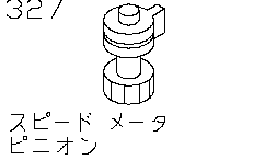 SPEED METER  PINION< UNIT>