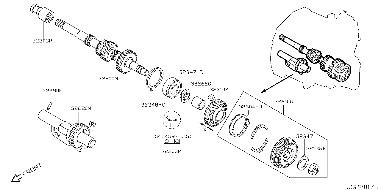 INPUT SHAFT(JH3-301)