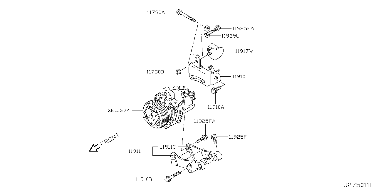 COMPRESSOR BRACKET