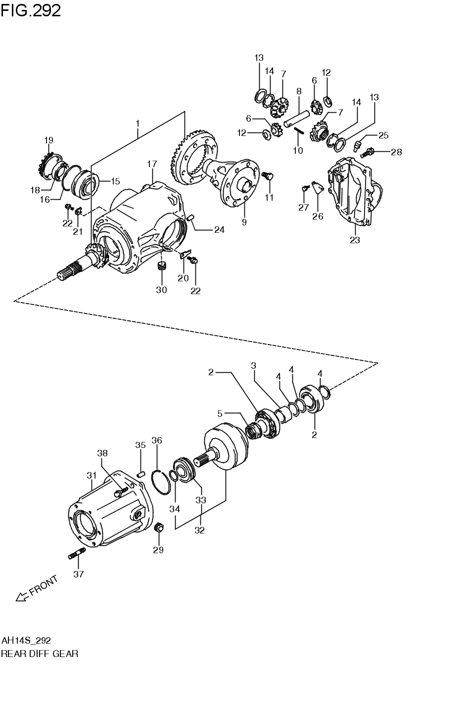 REAR DIFFERENTIAL GEAR