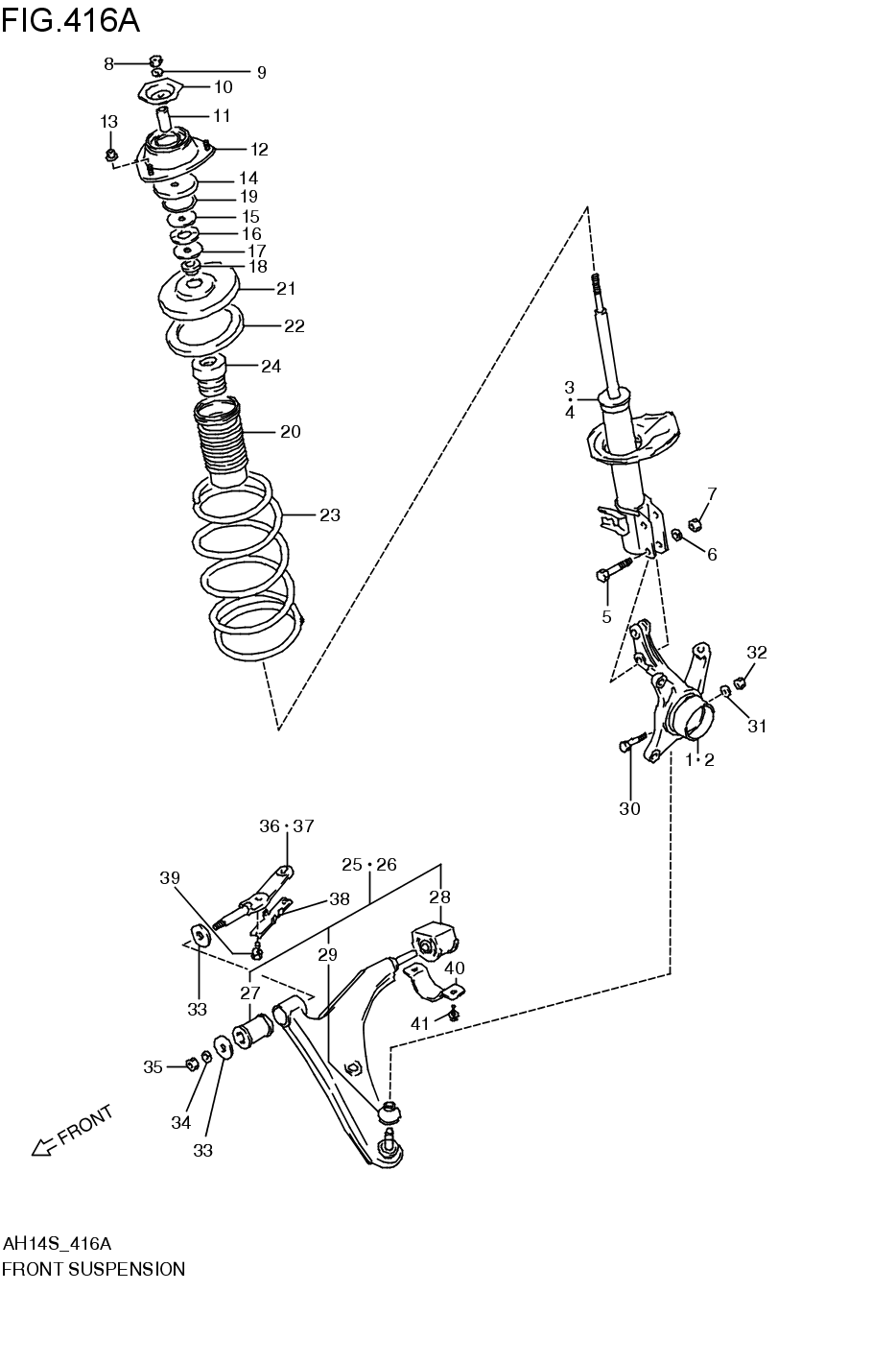 FRONT SUSPENSION for CULTUS(ESTEEM・CRESCENT) | Tosshin