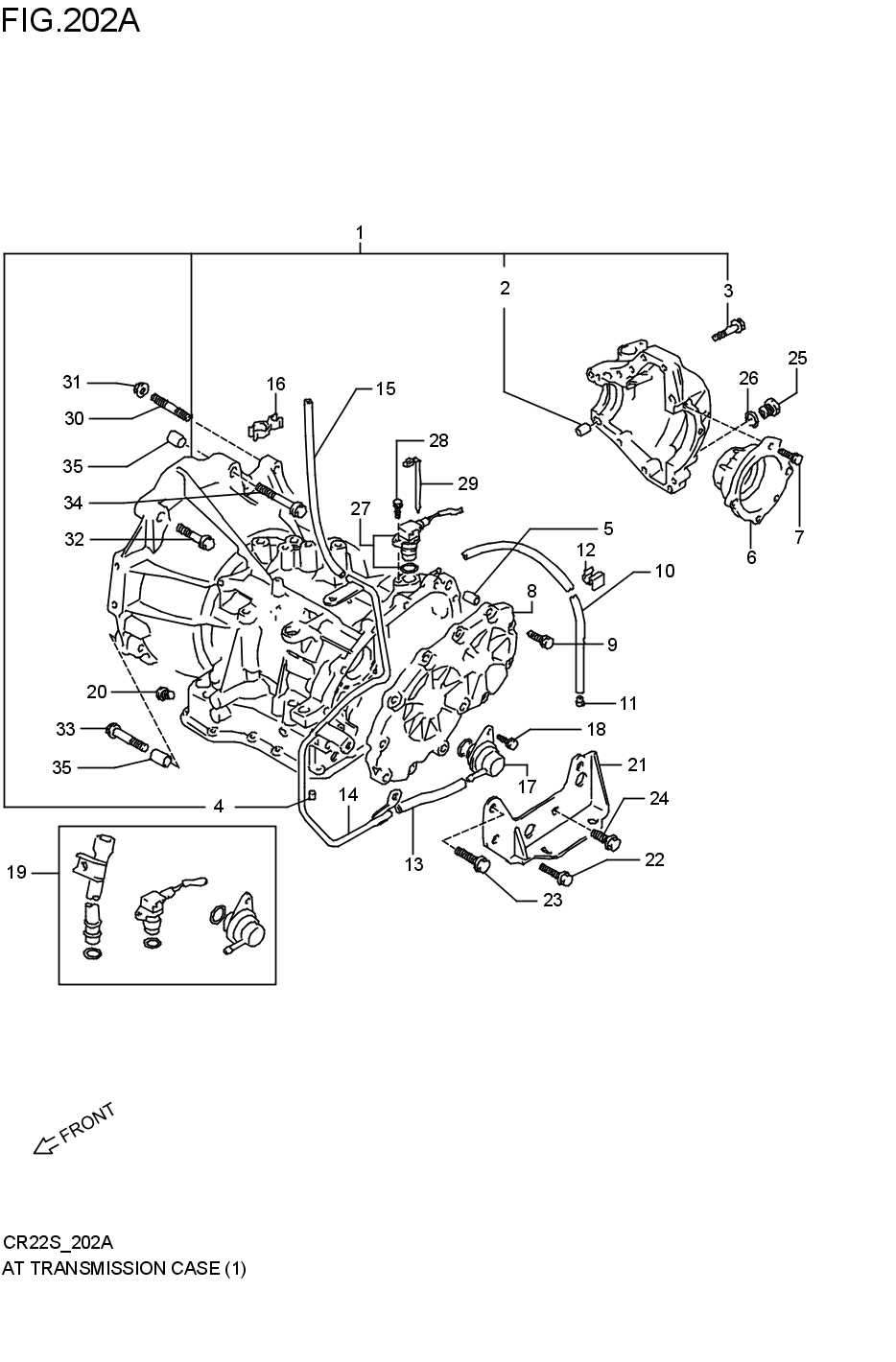 AT- TRANSMISSION CASE