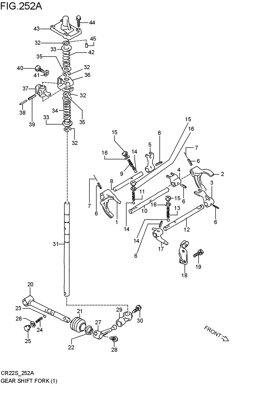 MT- GEAR SHIFT FORK