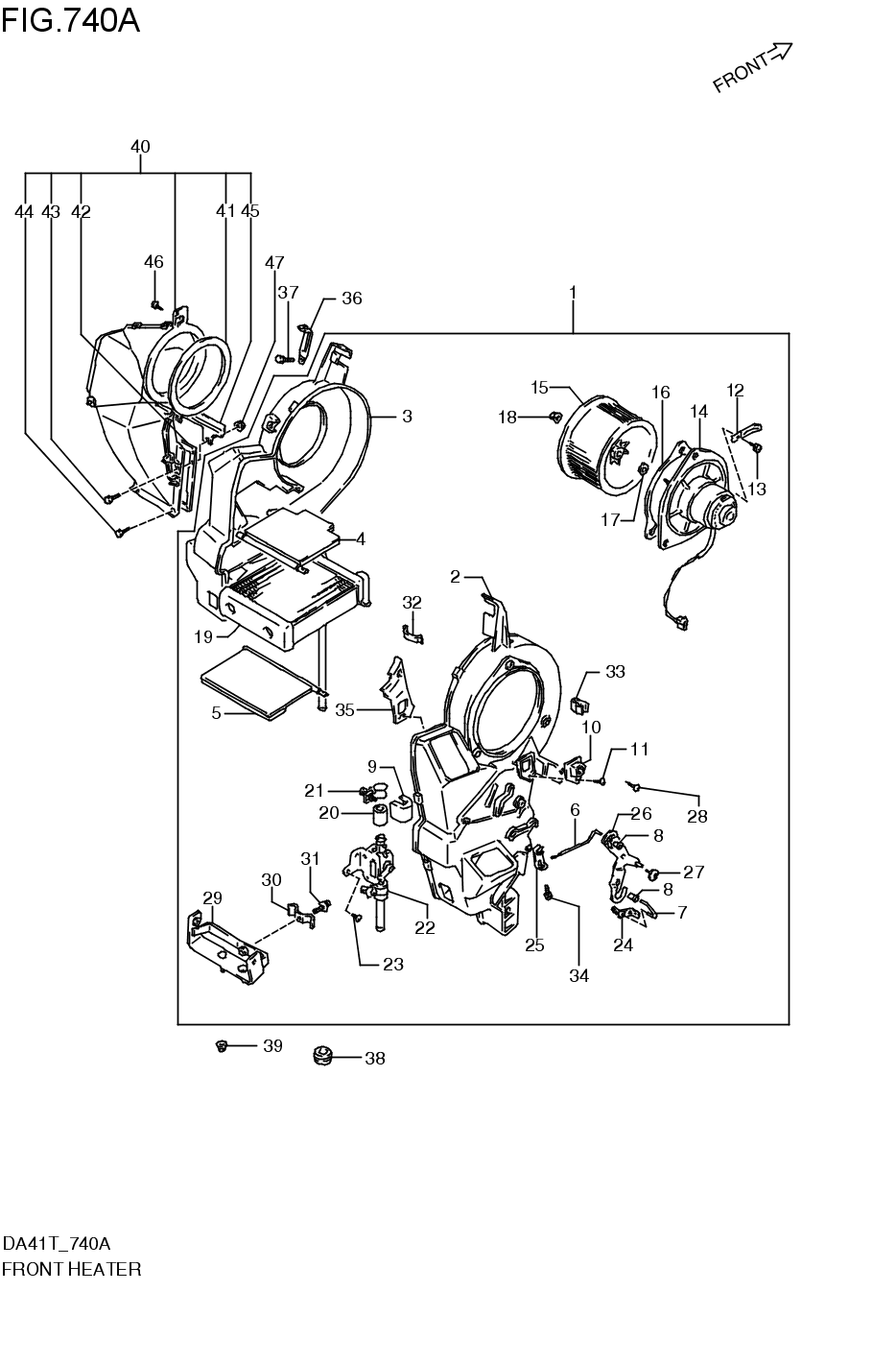 FRONT HEATER