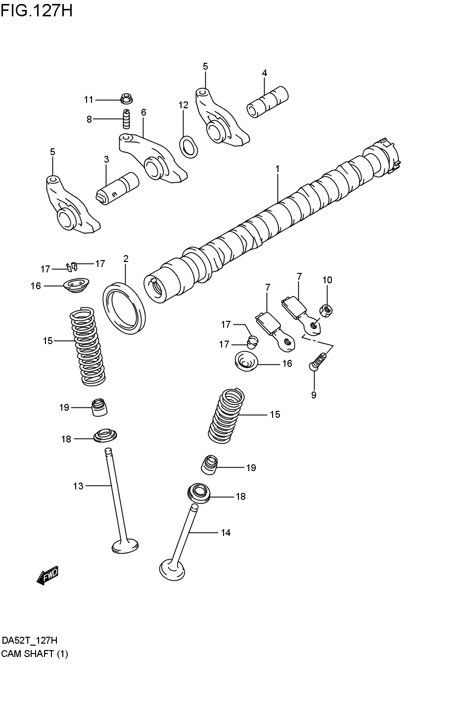 CAMSHAFT/ VALVE(BULB)