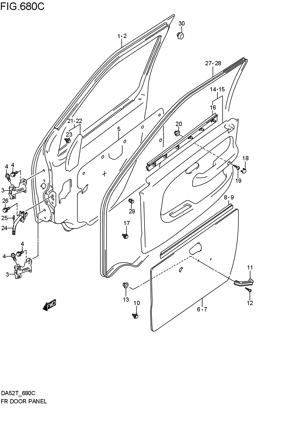 FRONT DOOR PANEL