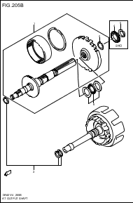 AT- OUTPUT SHAFT