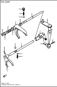 TRANSFER GEAR SHIFT FORK