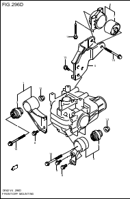 FRONT DIFFERENTIAL MOUNTING