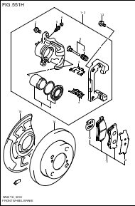 FRONT WHEEL BRAKE